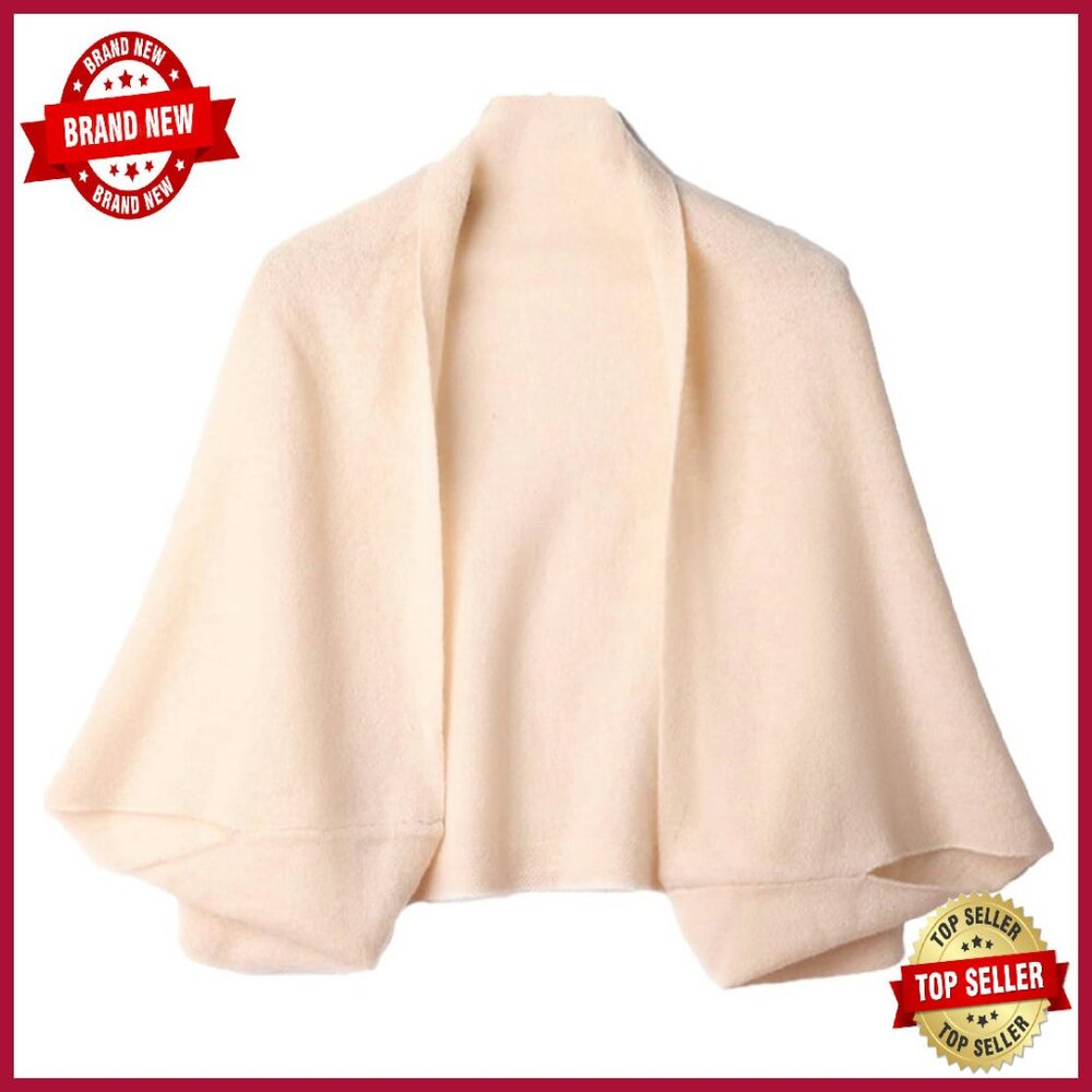 Oversized Soft Polyester Shawl Wrap Sweater Coat One Size